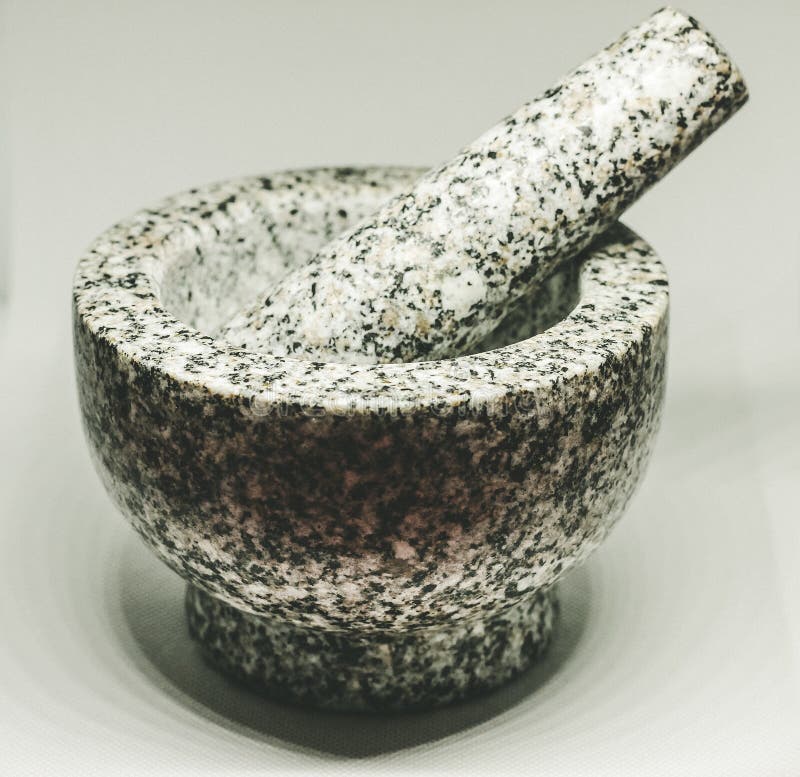 Mortar and Jug Cooking, Utensils Traditional Europe Stock Photo Image