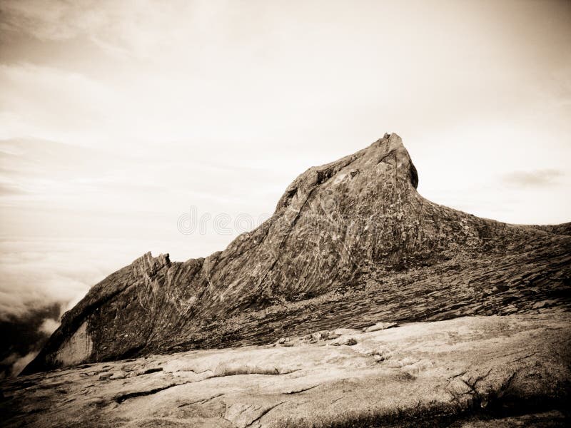 Granite mountain landscape - Mount Kinabalu