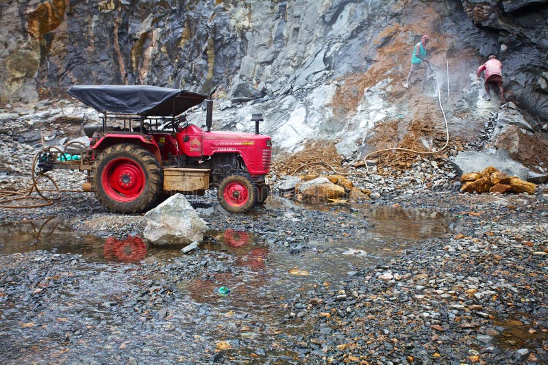 Granite Quarry. Kerala, India Editorial Photo Image of power, steel