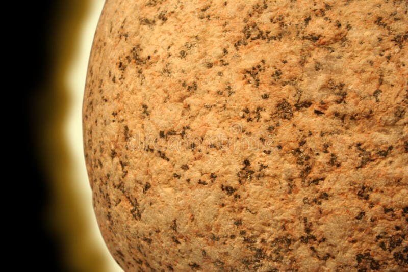 Granite Rock Sun Planet royalty free stock photos