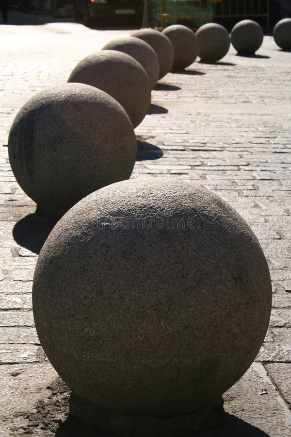 Granite spheres