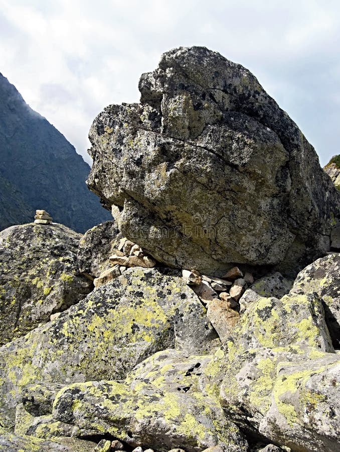 Granite stone in Zlomiskova dolina