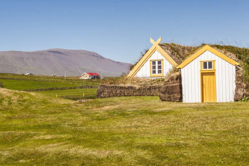 Granja vieja de Glaumber - Islandia. imagen de archivo Granja vieja de Glaumber - Islandia. imagen de archivo