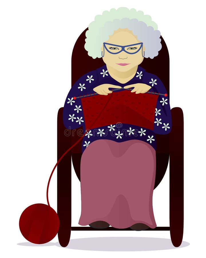 Granny Knit Stock Illustrations – 378 Granny Knit Stock Illustrations ...