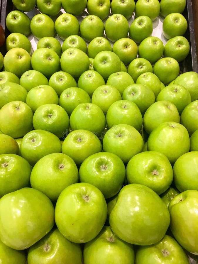 Green granny smith apples stock image. Image of fruit 126032385