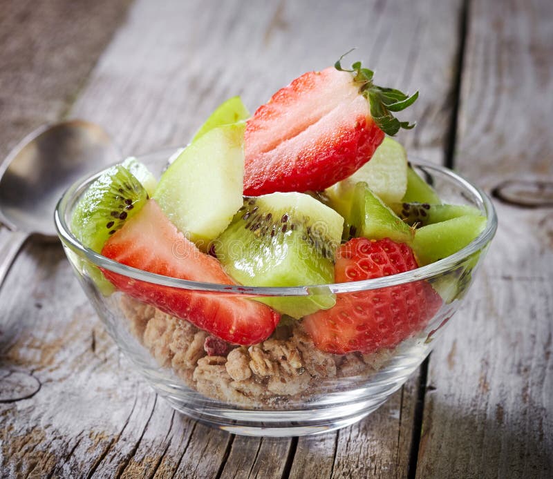 Granola with Berries in a Bowl Stock Image Image of fruit, dish 66910295