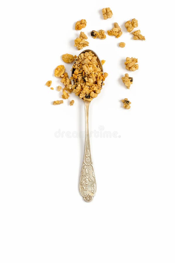 Granola con il mirtillo ed il melograno fotografia stock libera da diritti Granola con il mirtillo ed il melograno fotografia stock libera da diritti