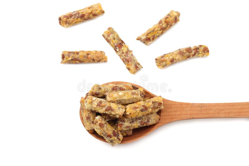 Granolafrühstück im hölzernen Löffel lokalisiert auf weißem Hintergrund muesli Gesunde Nahrung Getreide-Eignungstab für Diät Besc lizenzfreies stockfoto Granolafrühstück im hölzernen Löffel lokalisiert auf weißem Hintergrund muesli Gesunde Nahrung Getreide-Eignungstab für Diät Besc lizenzfreies stockfoto