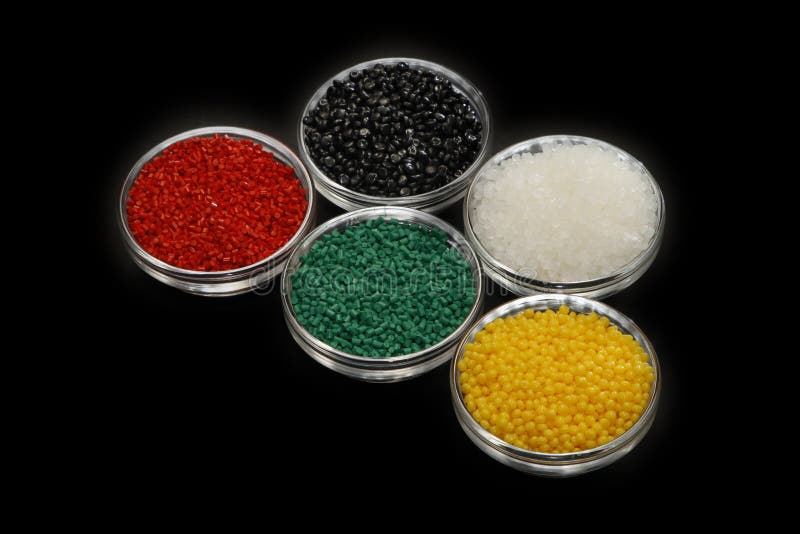 Plastics Raw Material in Black and White Color Stock Photo Image of