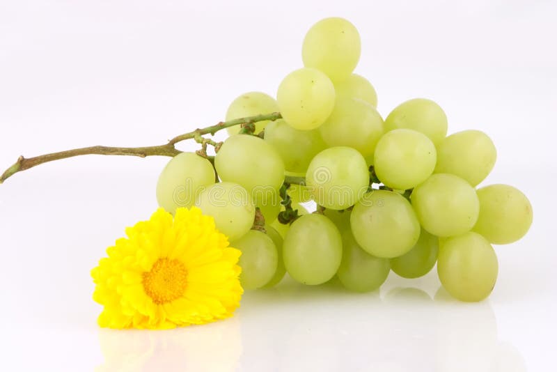 Grape and flower