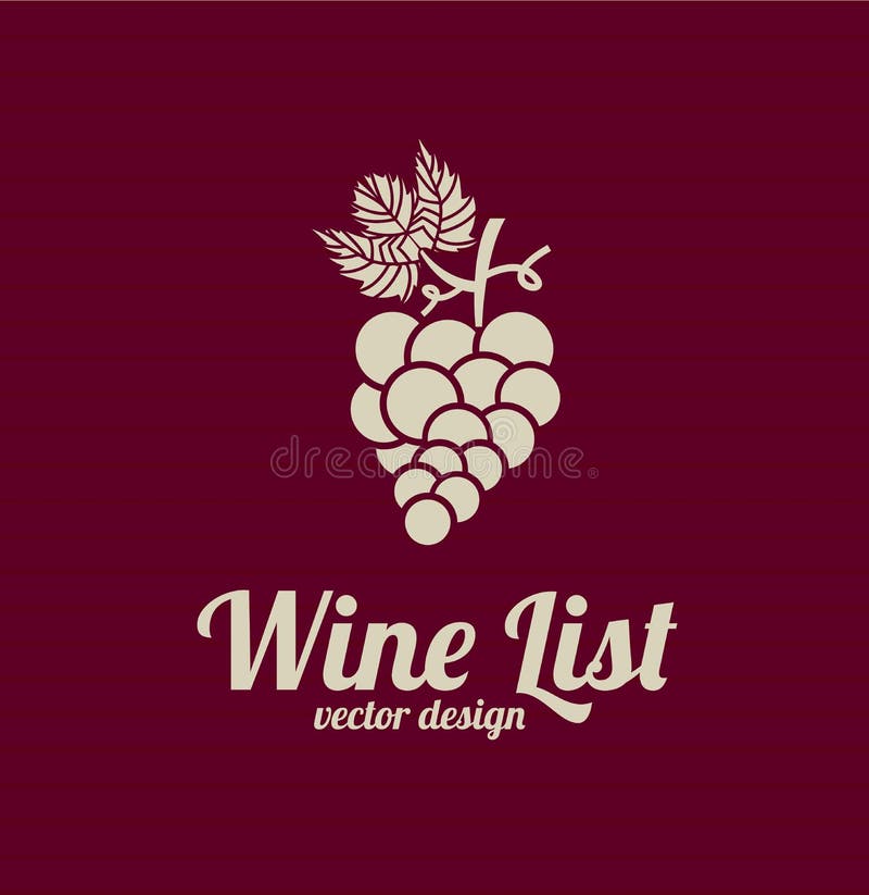 Grape label stock vector. Illustration of branch, list - 32193993