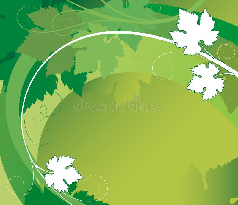 Grape leaves royalty free illustration