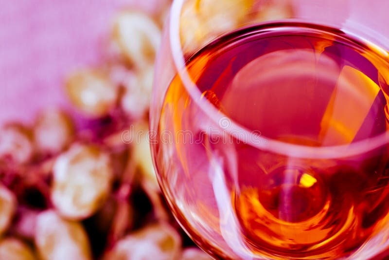 Grape and Wine stock photo