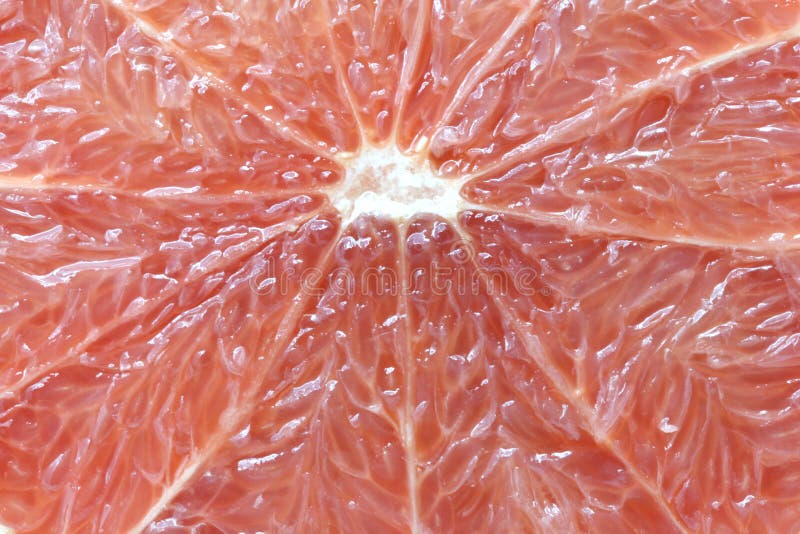 Grapefruit background macro