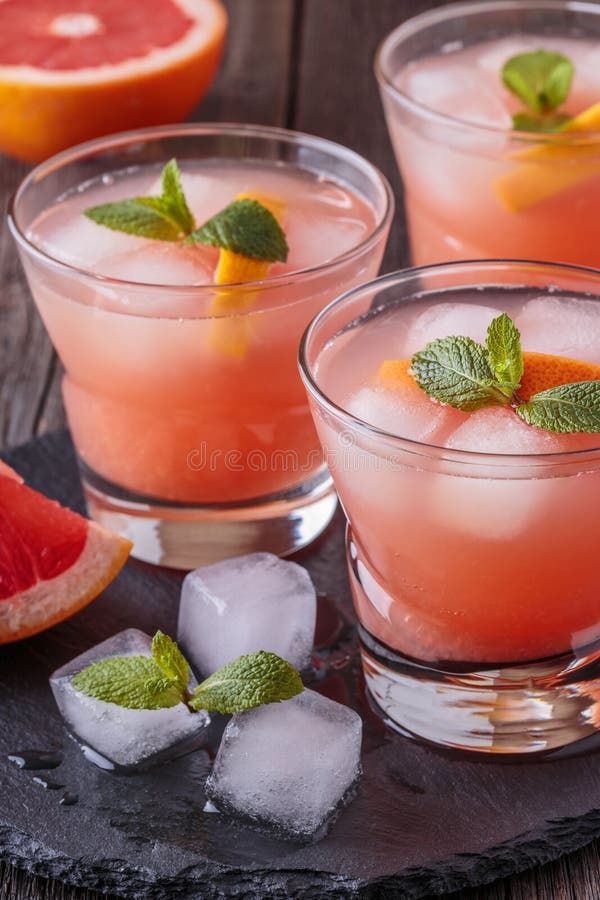 Cocktail Of Gin And Grapefruit Stock Photo Image of feast, goblet