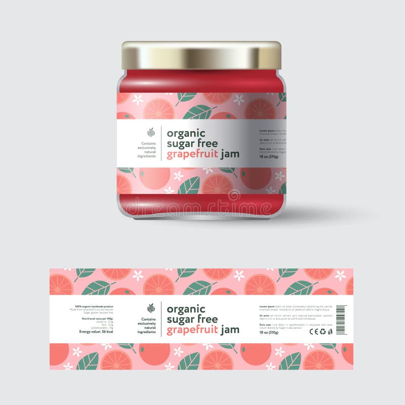 jam labels clipart free