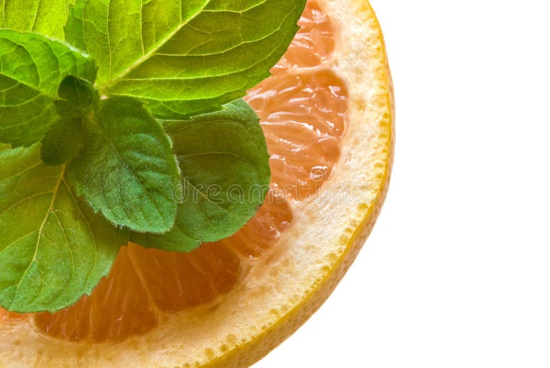 Grapefruit and mint