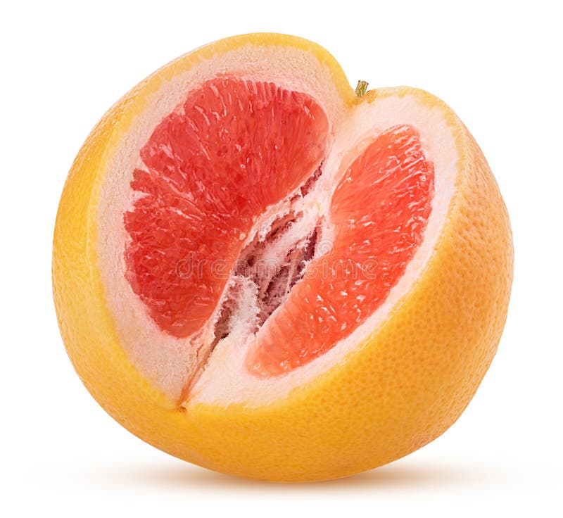 Grapefruit quarter stock image. Image of grapefruit 130757677