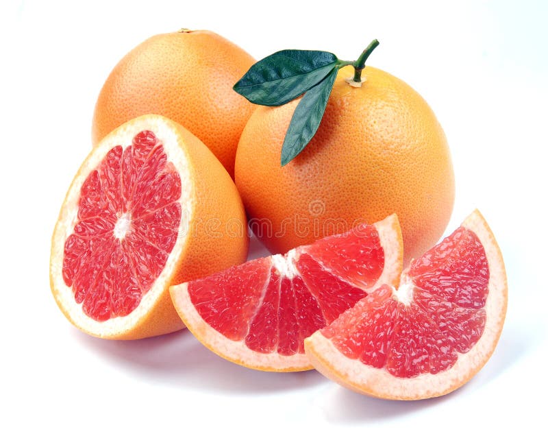 Grapefruit with segments stock photo. Image of grapefruit 35254674