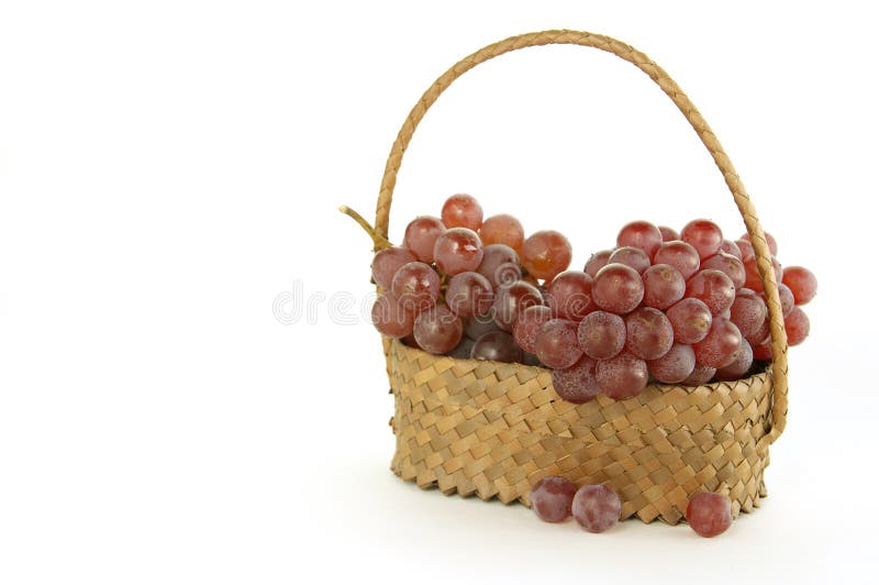 Grapes in a backet