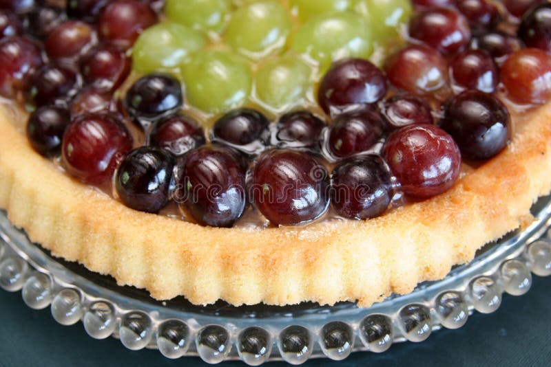 Grapes cake stock image. Image of fruit, lunch, pudding 1248081