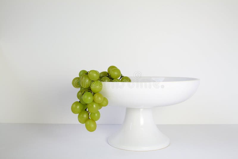 Grapes in a fruit bowl stock image. Image of background 50094185