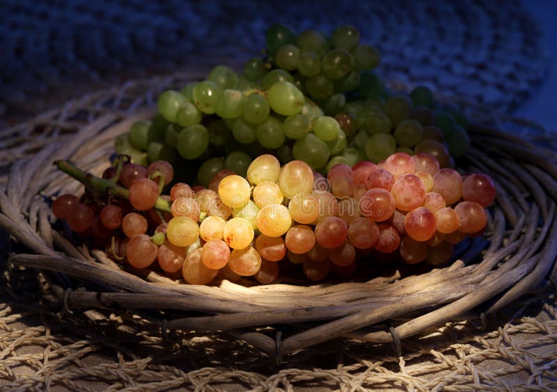 Sweet Red Grape in Water Drops Stock Photo Image of grop, fruit 14336022