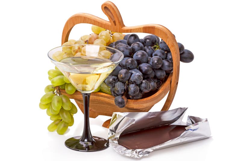 Grapes and wine