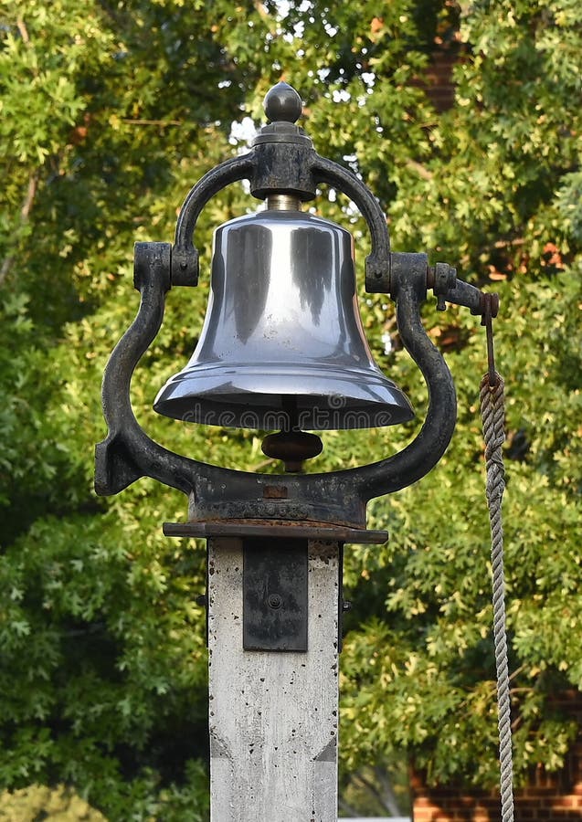 Grapevine`s Liberty Bell in the historic district of Grapevine, Texas.