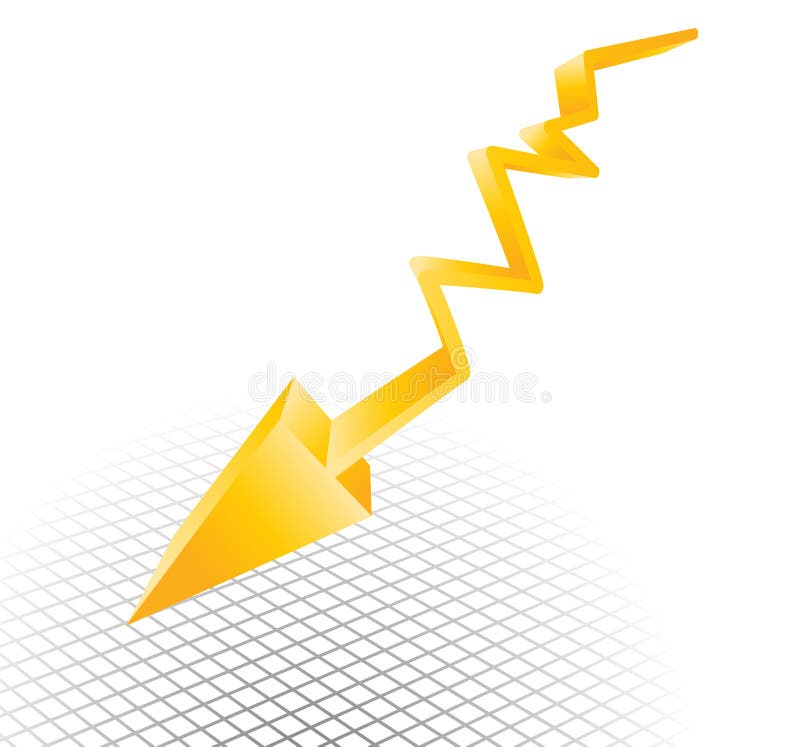 Graph vector illustration