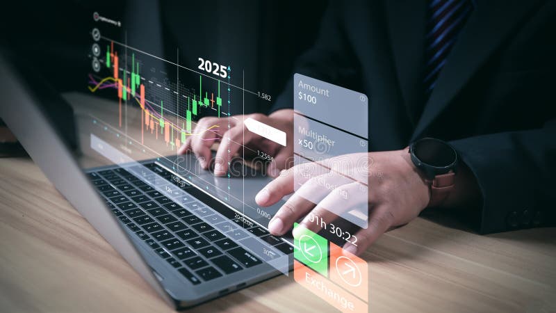 2025, Graph Analyst working with Business, Concept digital transformation technology strategy, Analytics and Data Management stock photography