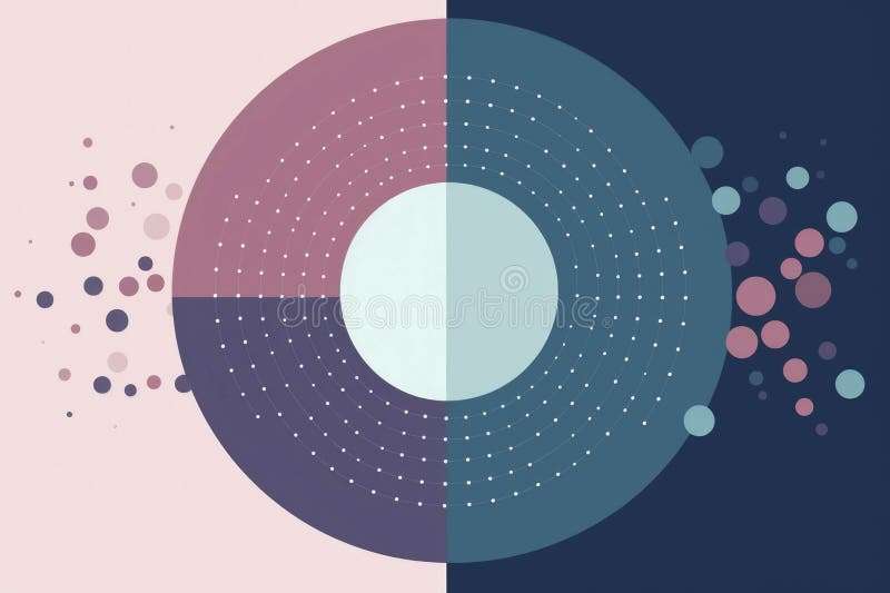 A graph with circles of different sizes representing the uniqueness of