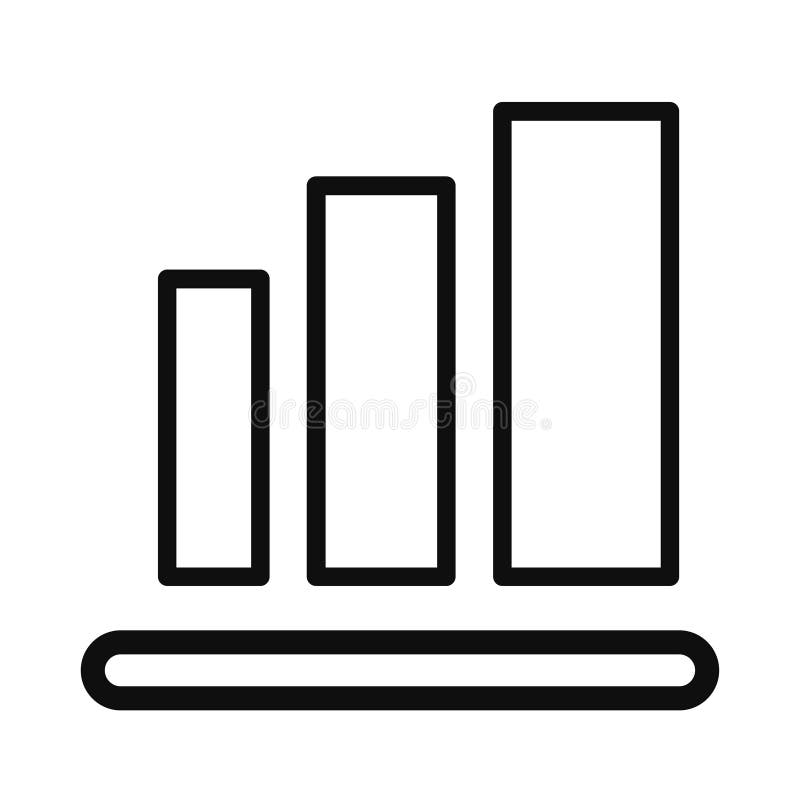 Graph Icon in linear style isolated on white background. Chart bar symbol for your web site design, logo, app, UI. vector illustration Graph Icon in linear style isolated on white background. Chart bar symbol for your web site design, logo, app, UI. vector illustration