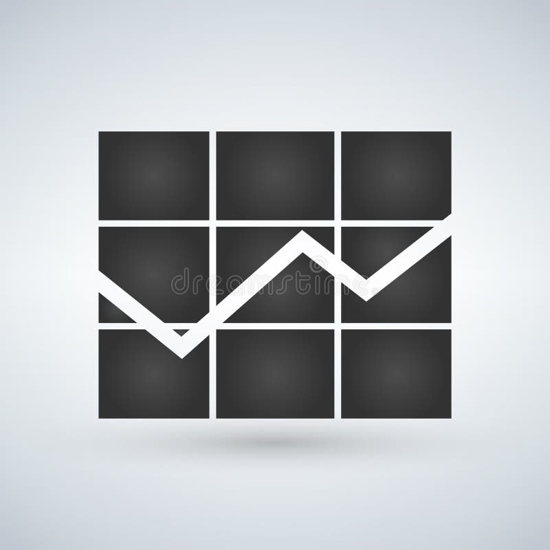 Graph Icon in trendy flat style isolated on white background. Chart bar symbol for web site design, logo, app, UI. Vector illustra stock illustration Graph Icon in trendy flat style isolated on white background. Chart bar symbol for web site design, logo, app, UI. Vector illustra stock illustration