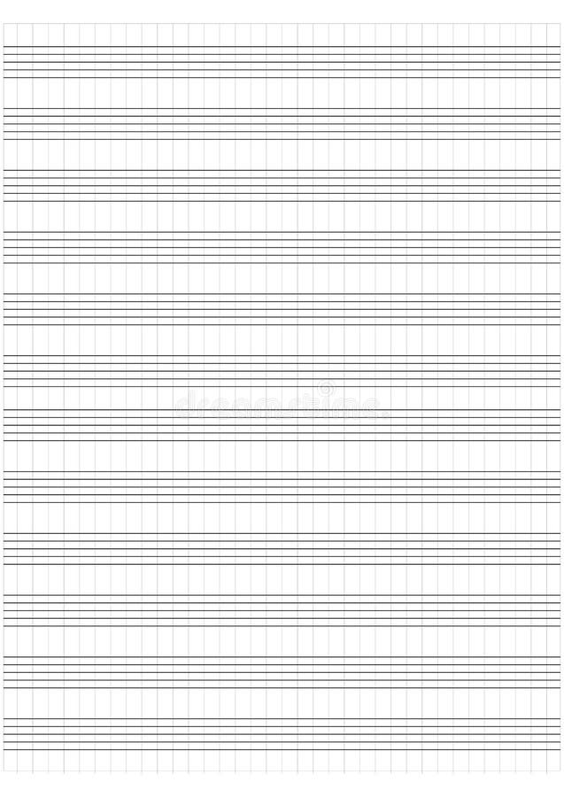 graph paper printable grid paper with stave on a white background a blank music sheet paper with staff geometric stock vector illustration of page treble 227098646
