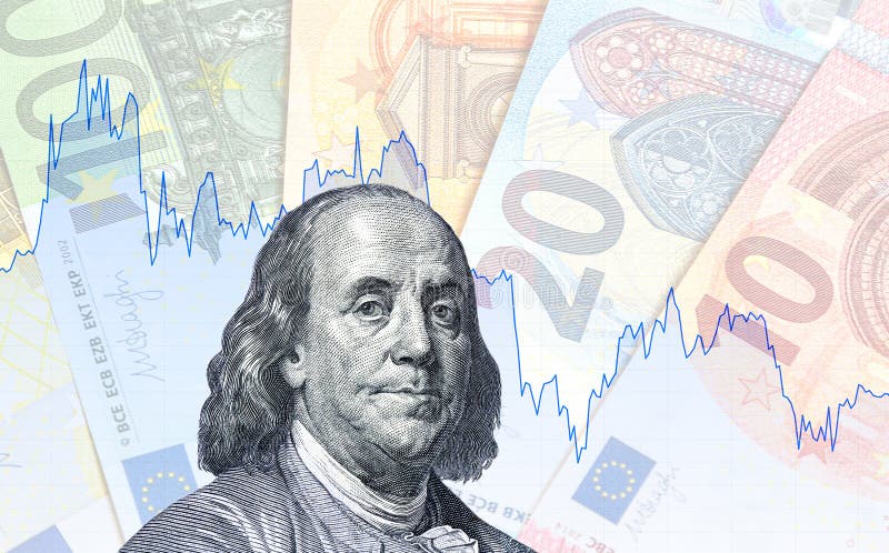 Graph Rate Chart Banknotes Of American Dollar And Euro Currency Stock graph-rate-chart-banknotes-of-american-dollar-and-euro-currency-stock