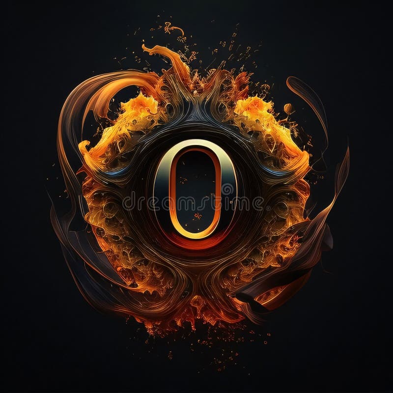 Letter O Fire Stock Illustrations – 303 Letter O Fire Stock