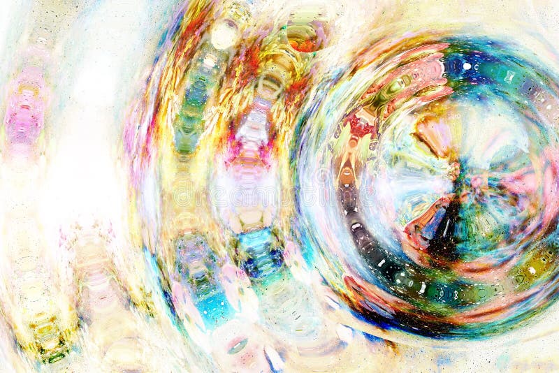 Graphic concept of music in space, cosmic sound waves, computer design, music concept. vector illustration