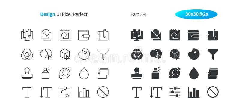 Graphic Design Tools , Thin Line And Pixel Perfect Icons Royalty