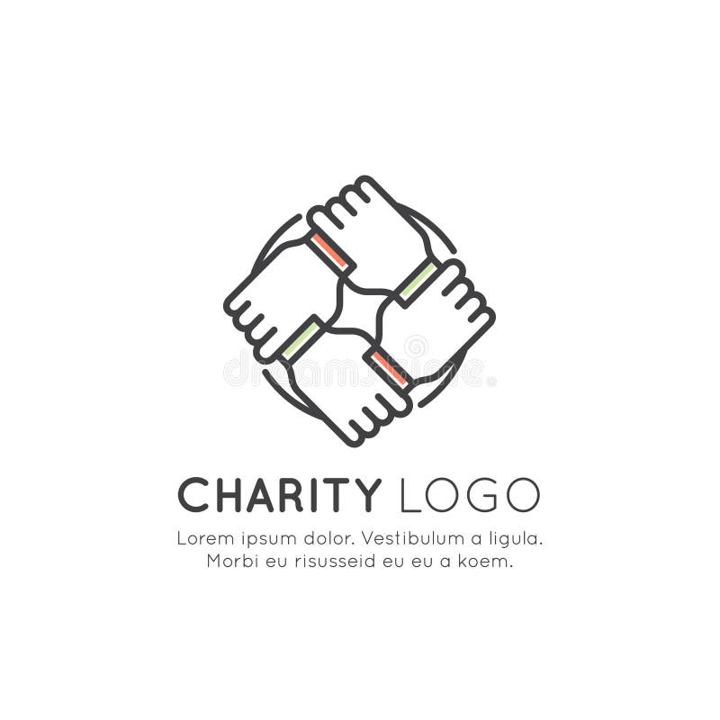 Charity Logo Stock Illustrations 20 057 Charity Logo Stock