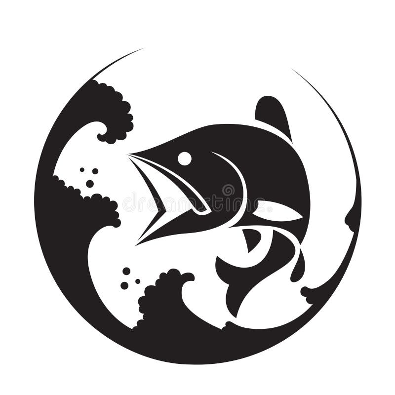 Graphic fish, vector stock vector. Illustration of symbol - 70621325