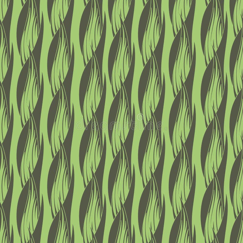 Graphic green abstract nature themed seamless vector pattern stock illustration Graphic green abstract nature themed seamless vector pattern stock illustration