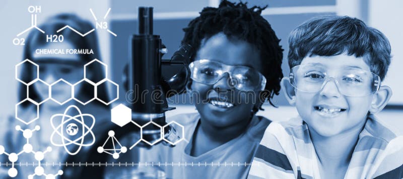 Composite image of graphic image of chemical formulas royalty free illustration Composite image of graphic image of chemical formulas royalty free illustration