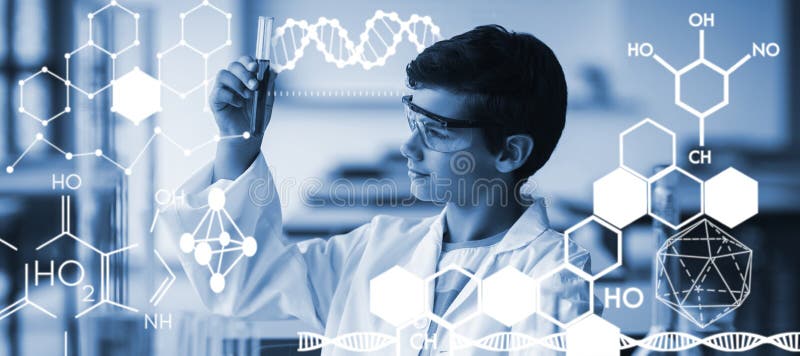 Composite image of graphic image of chemical structure stock illustration Composite image of graphic image of chemical structure stock illustration