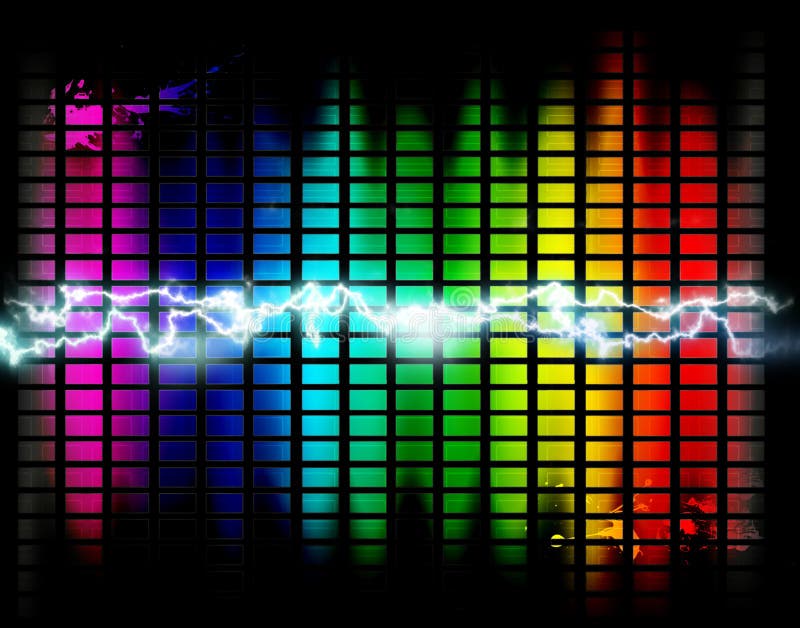 Graphic music background