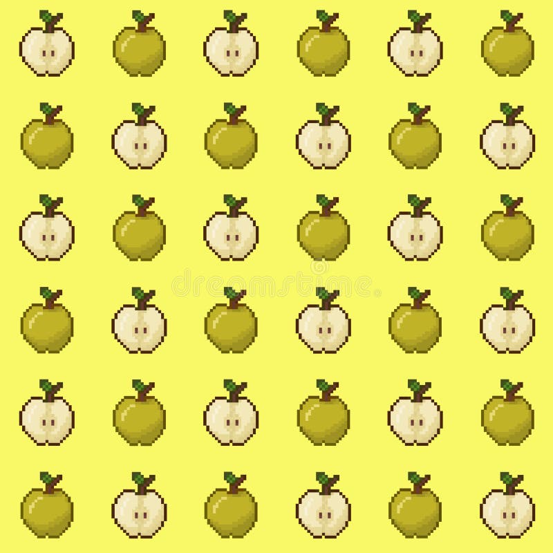 https://thumbs.dreamstime.com/b/graphic-pixel-art-illustration-bit-game-style-green-apple-seamless-pattern-fruits-retro-248772455.jpg