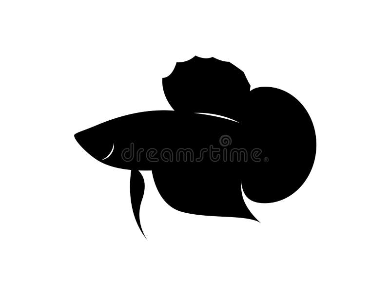 Betta Fish Silhouette Stock Illustrations 32 Betta Fish