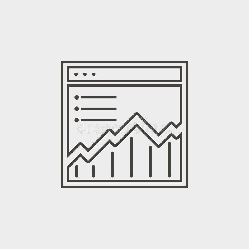 Graphic, site, network, outline, icon. Web Development Vector Icon. Element of simple symbol for websites, web design, mobile app royalty free illustration Graphic, site, network, outline, icon. Web Development Vector Icon. Element of simple symbol for websites, web design, mobile app royalty free illustration
