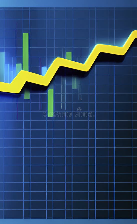 Graphical Chart for Financial and Economic Indicators Stock Photo ...
