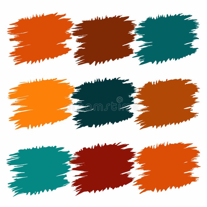 Graphics of spots of various shapes and sizes on an isolated background stock illustration